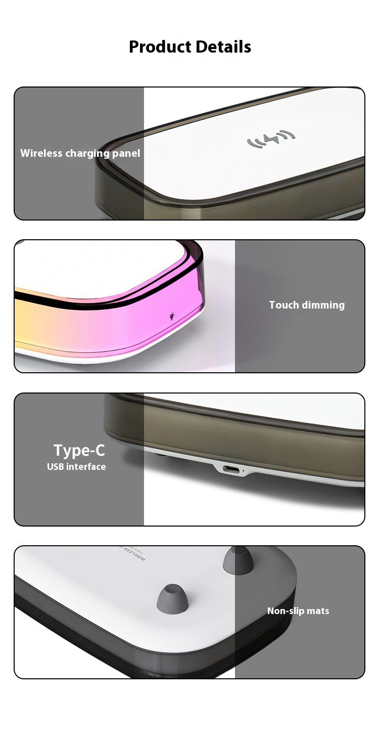 Wireless Charger Bedside Lamp