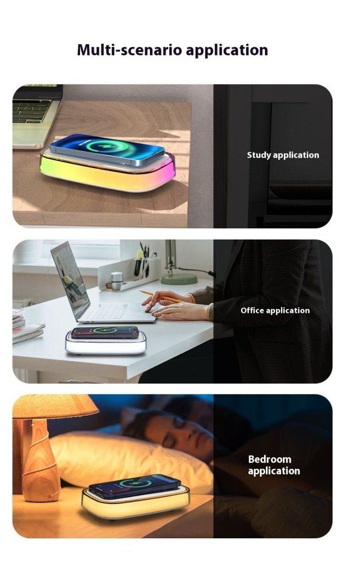 Wireless Charger Bedside Lamp - MotionGlowLightMotionGlowLightWireless Charger Bedside Lamp